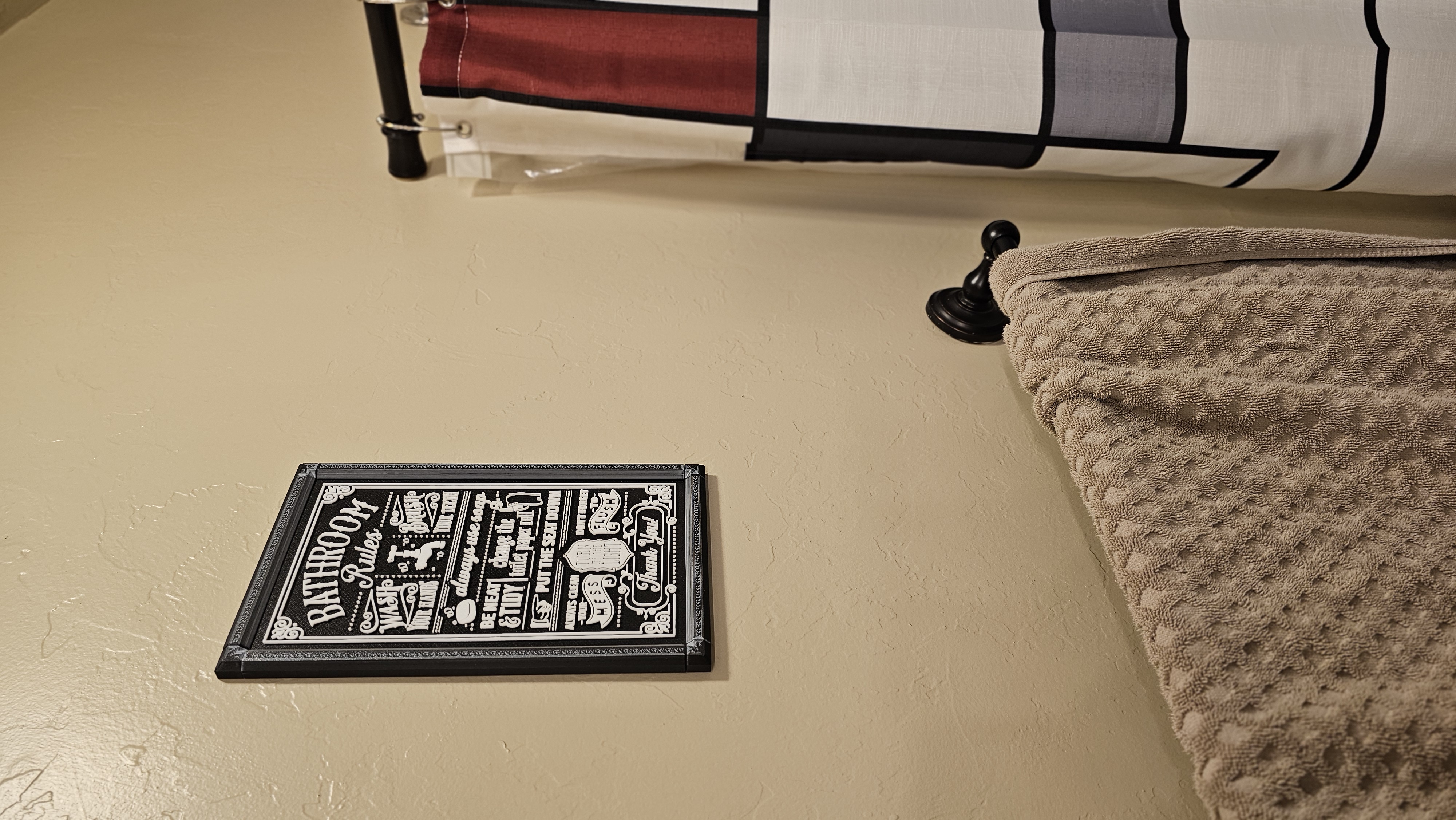 Decorative Craft Sign - 3D printed home decor sign